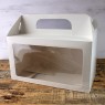 Caja Maletin Blanca con Visor 24x13x14