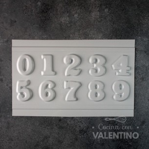 Placa Plastichok Numeros Gruesos Bold 922C