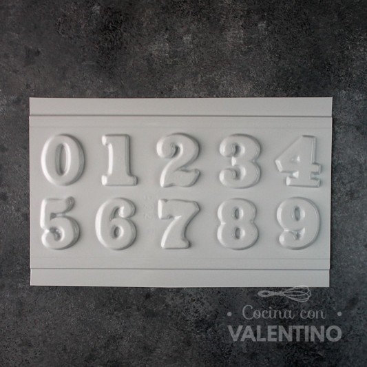 Placa Plastichok Numeros Gruesos Bold 922C