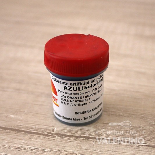 Colorante Polvo Fleibor Azul - 5 Grs