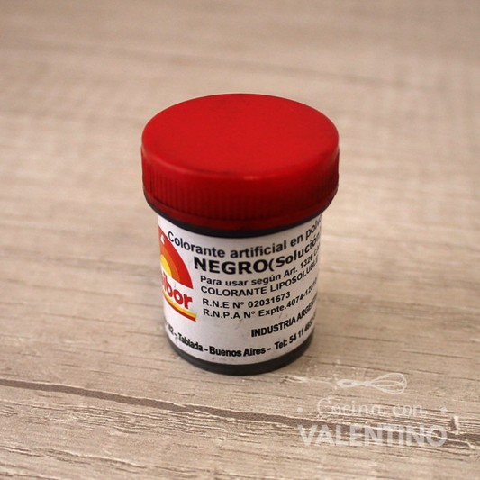 Colorante Polvo Fleibor Negro - 5 Grs