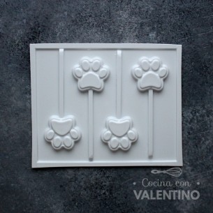Placa Plastichok Chupetines Huellitas x4 1745A