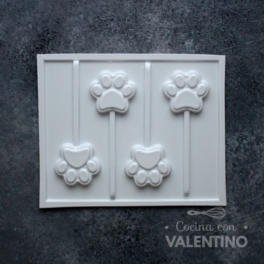 Placa Plastichok Chupetines Huellitas x4 1745A