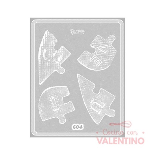 Placa Corazon "I love you" Parpen P604