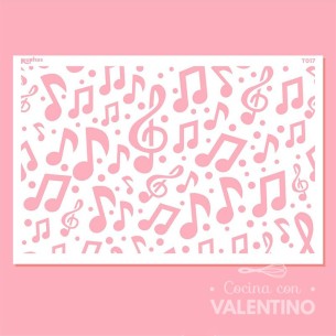 Stencil Ruphas Tortas T017 Musica