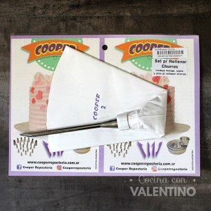 Set Cooper para Rellenar Churros