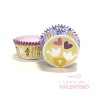 Pirotines N°10 Comunión - Palomas Fondo Amarillo - 10u. MoldPack