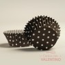 Pirotines N°10 Con Puntitos Blancos - Negro - 10u. MoldPack