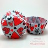 Pirotines N°10 Love Corazones - 10u. MoldPack
