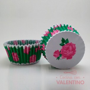 Pirotines N°10 Shabby Chic - Verde - 10u. Moldpack
