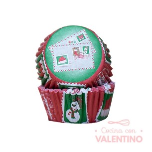 Pirotines N°10 Navidad - Estampilla - 25u. Convida