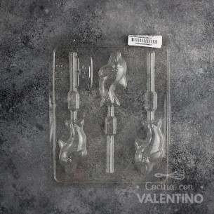 Placa Parpen Chupetin Delfines x3