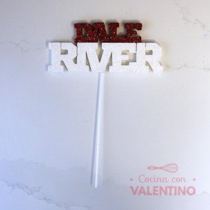 Adorno Torta - Dale Boca  - Dale River - 1 Un.