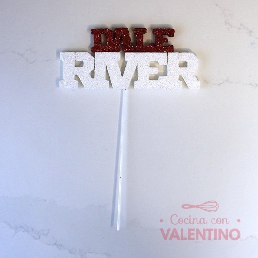 Adorno Torta - Dale Boca  - Dale River - 1 Un.