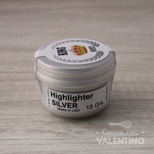 Colorante Polvo King Dust Highlighter Silver - 15 Grs