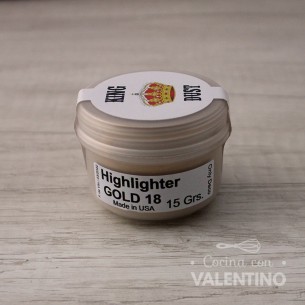Colorante Polvo King Dust Highlighter Gold 18K  - 15 Grs