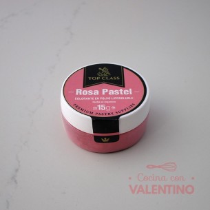 Colorante Polvo Liposoluble Top Class Rosa Pastel - 15 Grs
