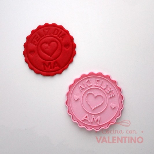 Cortante CookieKutter Blonda FELIZ DIA MA
