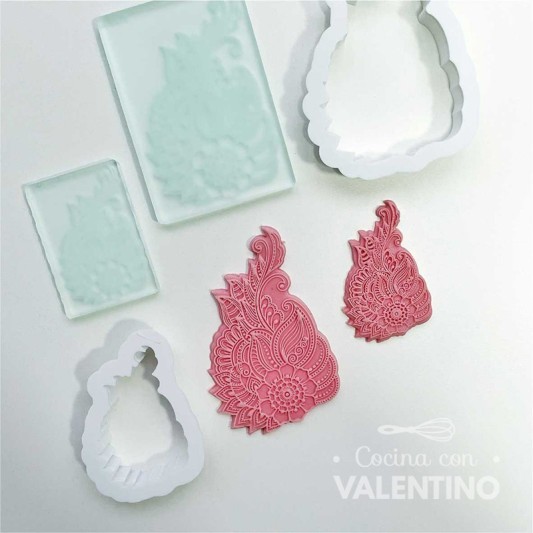 Cortante Ruphas + Aplique de Encaje - 2 Un