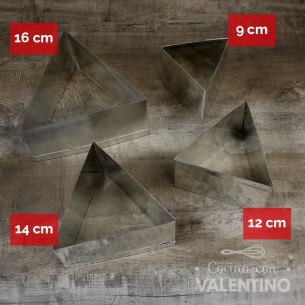 Cortante Triangulo Hojalata Cairo (medida 14cm)