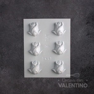 Placa Plastichok Seis Rosas 128A
