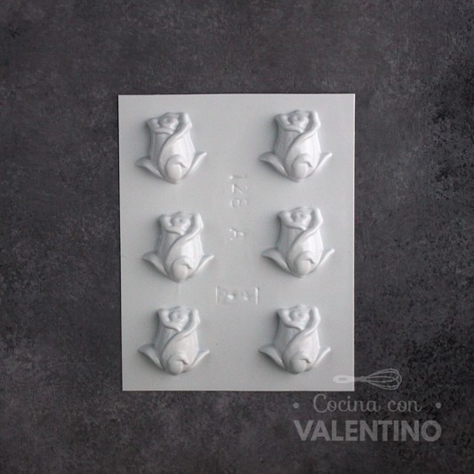 Placa Plastichok Seis Rosas 128A