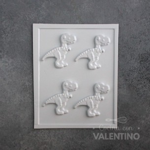 Placa Plastichok Dinosaurios x4 1730A
