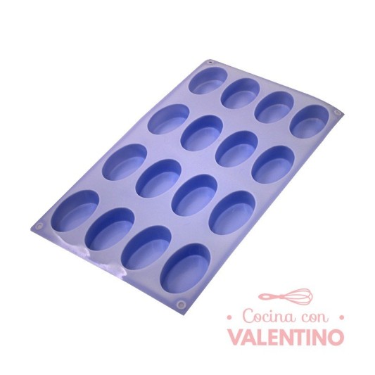 Molde Silicona Ovalos x16 - CM