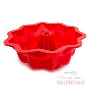 Molde Silhome Silicona Bundt Flor 30x27