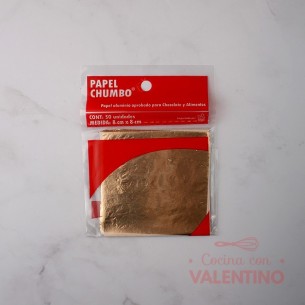 Papel Chumbo 8x8cm - Cobre