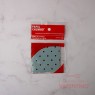 Papel Chumbo 8x8cm - Celeste con Lunares Marrones