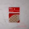 Papel Chumbo 8x8cm - Rosa Viejo con Lunares Marrones