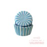 Pirotines N°8 Rayado - Celeste - 25u. Convida