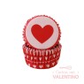 Pirotines N°10 Corazón - Rojo y Blanco - 25u. Convida