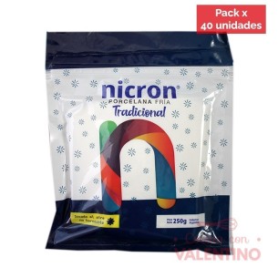 Porcelana Fria Nicron - 250 Grs (bulto Pack 40 Un.)