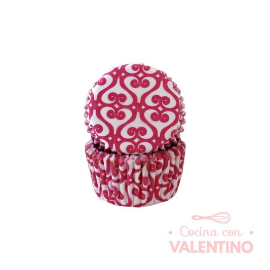 Pirotines N°8 Arabesco Fucsia - Grande - 25u. Convida