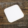 Base Fibro Plus Cuadrada Blanca 18 Cm