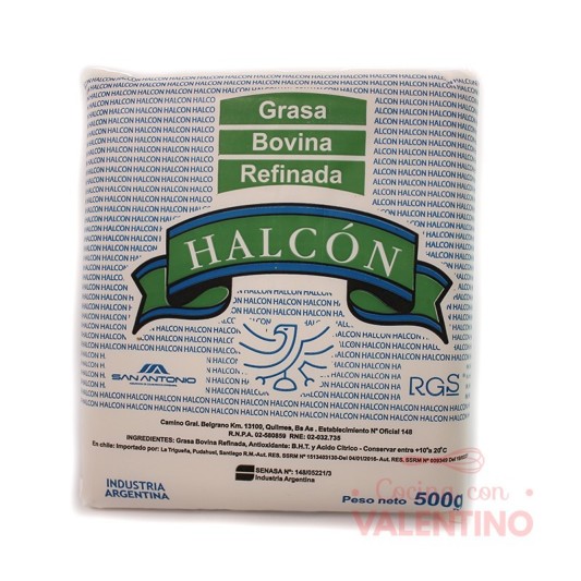 Grasa Vacuna Halcon - 500 Grs