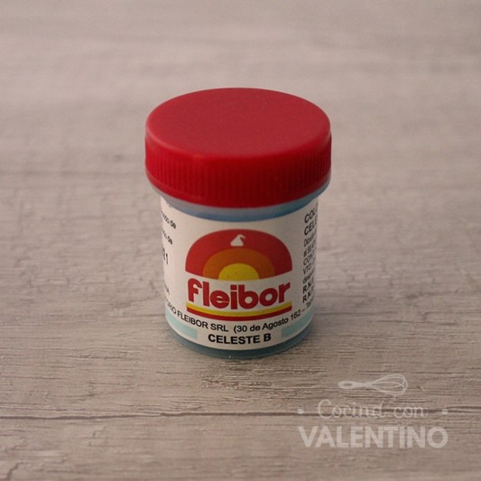 Colorante Pasta Fleibor Celeste B - 15 Grs