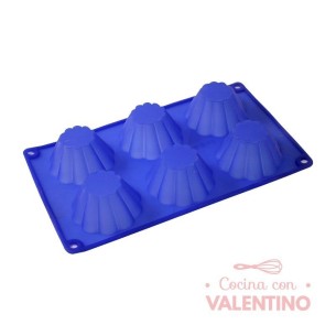 Molde Silicona Briochette - 6 Un