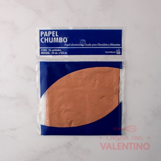 Papel Chumbo 10x10cm - Salmon