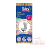 Globo Tuky Metalizado Letra  J 14"