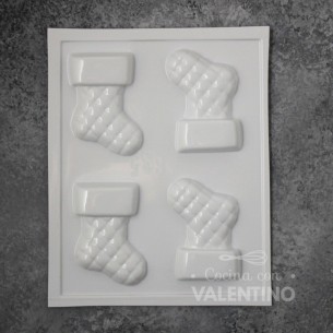 Placa Plastichok Botas Navideñas x4 1835A