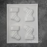 Placa Plastichok Botas Navideñas x4 1835A