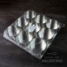 Set Mini Torta Cairo Redondo - 8 Cm - 9 Un