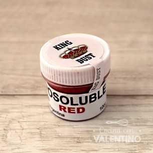 Colorante Polvo Liposoluble King Dust Red - 4 Grs