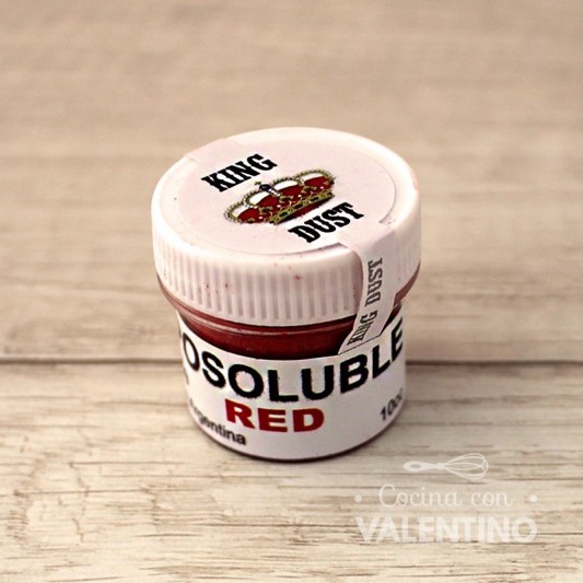 Colorante Polvo Liposoluble King Dust Red - 4 Grs