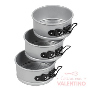 Set 3 Moldes Wilton Redondos 10cm Recipe Right