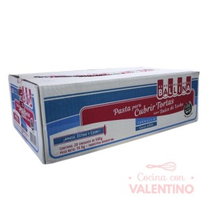 Pasta Cubretorta Ballina Azul - 500 Grs - Pack 20 Un.