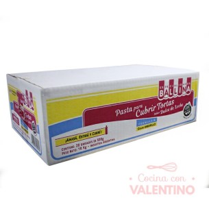 Pasta Cubretorta Ballina Amarillo - 500 Grs - Pack 20 Un.